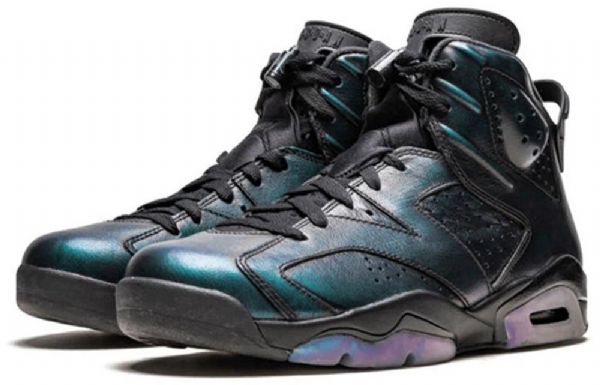 Nike Air Jordan 6 Retro Basketball Shoes Herre Svarte