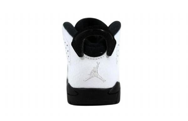 Nike Air Jordan 6 Retro Bt Basketball Shoes Barn Hvite Svarte