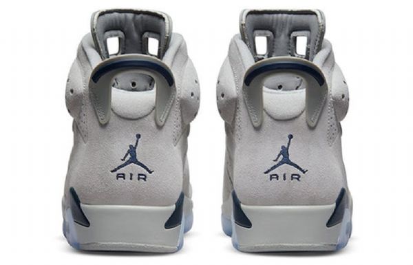 Nike Air Jordan 6 Retro Georgetown Basketball Shoes Herre Grå