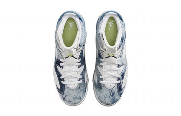 Nike Air Jordan 6 Retro Gs Basketsko Herre Blå