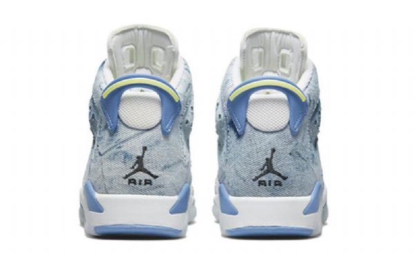 Nike Air Jordan 6 Retro Gs Basketsko Herre Blå