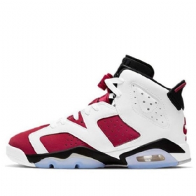 Nike Air Jordan 6 Retro Gs Basketsko Herre Hvite