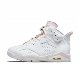 Nike Air Jordan 6 Retro Hoops Sko Dame Hvite