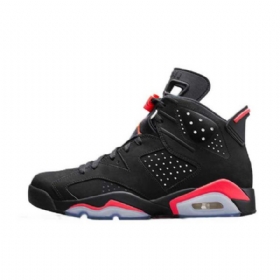 Nike Air Jordan 6 Retro Infrared Sko Herre Svarte