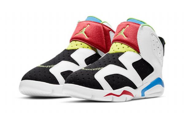 Nike Air Jordan 6 Retro Little Flex Ps Basketball Shoes Herre Hvite
