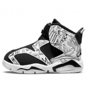Nike Air Jordan 6 Retro Little Flex Se Td Sko Barn Hvite