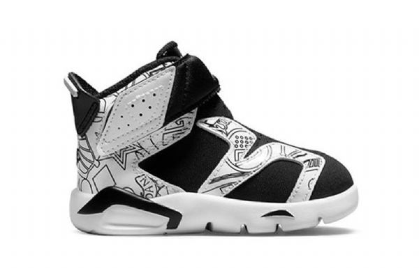 Nike Air Jordan 6 Retro Little Flex Se Td Sko Barn Hvite