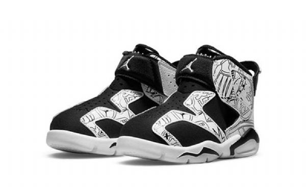 Nike Air Jordan 6 Retro Little Flex Se Td Sko Barn Hvite