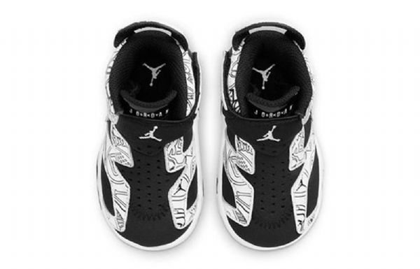 Nike Air Jordan 6 Retro Little Flex Se Td Sko Barn Hvite