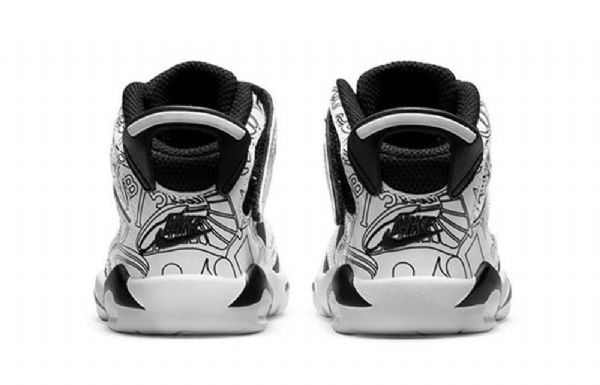 Nike Air Jordan 6 Retro Little Flex Se Td Sko Barn Hvite
