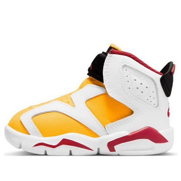 Nike Air Jordan 6 Retro Little Flex Sko Barn Gul