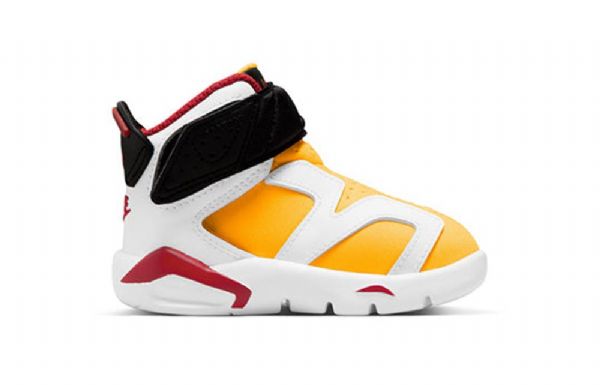 Nike Air Jordan 6 Retro Little Flex Sko Barn Gul