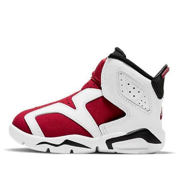 Nike Air Jordan 6 Retro Little Flex Td Basketball Shoes Barn Hvite