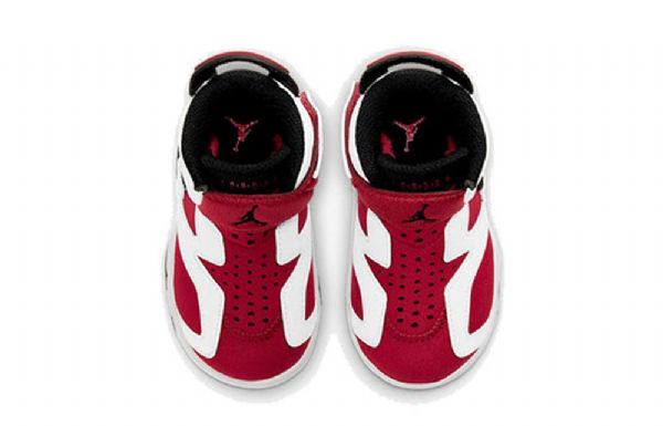Nike Air Jordan 6 Retro Little Flex Td Basketball Shoes Barn Hvite