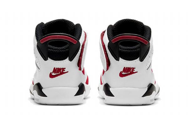 Nike Air Jordan 6 Retro Little Flex Td Basketball Shoes Barn Hvite