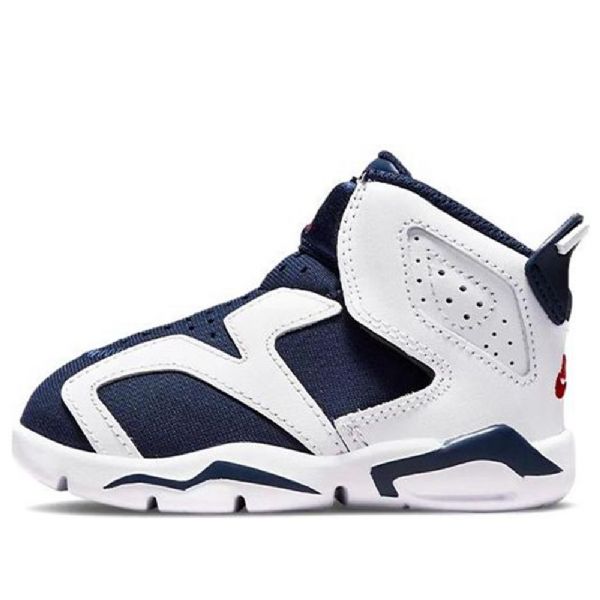 Nike Air Jordan 6 Retro Little Flex Td Sko Barn Blå Hvite