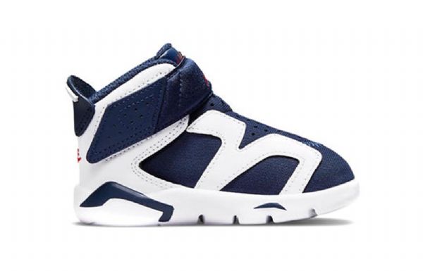 Nike Air Jordan 6 Retro Little Flex Td Sko Barn Blå Hvite
