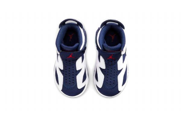 Nike Air Jordan 6 Retro Little Flex Td Sko Barn Blå Hvite