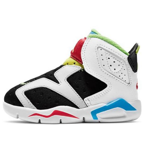 Nike Air Jordan 6 Retro Little Flex Td Sko Barn Hvite