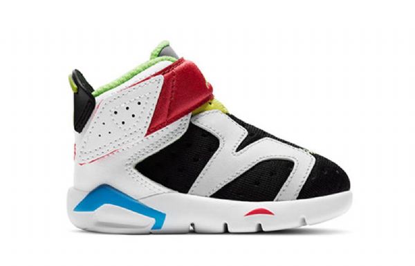 Nike Air Jordan 6 Retro Little Flex Td Sko Barn Hvite