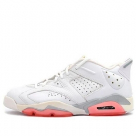 Nike Air Jordan 6 Retro Low Tops Basketball Shoes Dame Korall Rosa