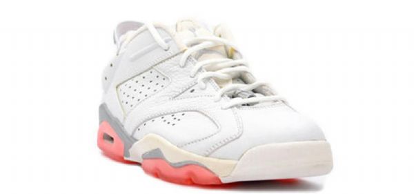 Nike Air Jordan 6 Retro Low Tops Basketball Shoes Dame Korall Rosa