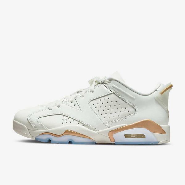 Nike Air Jordan 6 Retro Low Tops Sko Herre Gull