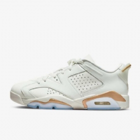 Nike Air Jordan 6 Retro Low Tops Sko Herre Gull