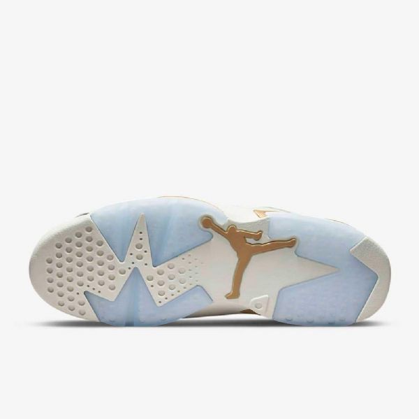 Nike Air Jordan 6 Retro Low Tops Sko Herre Gull