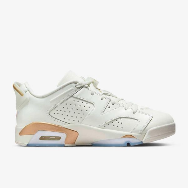 Nike Air Jordan 6 Retro Low Tops Sko Herre Gull
