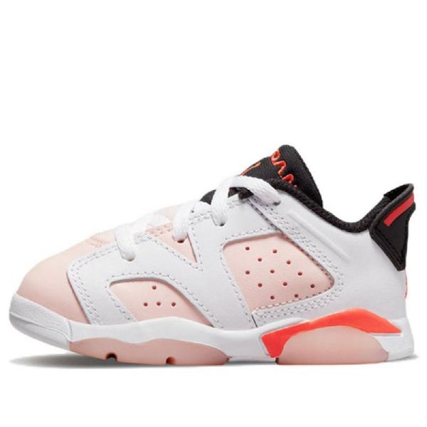 Nike Air Jordan 6 Retro Low Tops Td Sko Barn Rosa