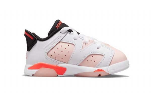 Nike Air Jordan 6 Retro Low Tops Td Sko Barn Rosa