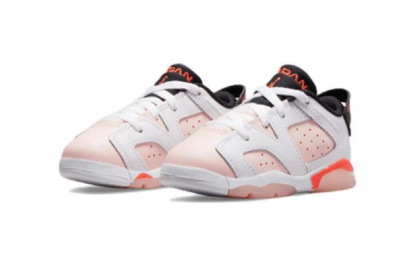 Nike Air Jordan 6 Retro Low Tops Td Sko Barn Rosa