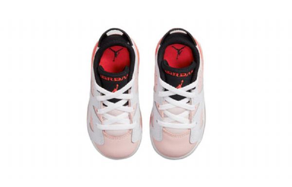 Nike Air Jordan 6 Retro Low Tops Td Sko Barn Rosa