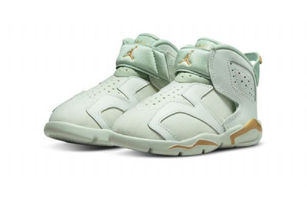 Nike Air Jordan 6 Retro Ltl Flex Gc Td Dn1769-073 Sko Barn Blå