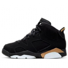 Nike Air Jordan 6 Retro Se Ps Basketball Shoes Barn Svarte