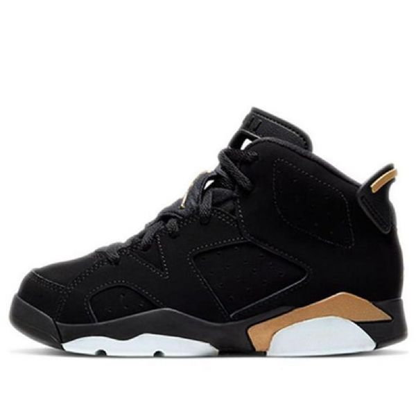 Nike Air Jordan 6 Retro Se Ps Basketball Shoes Barn Svarte