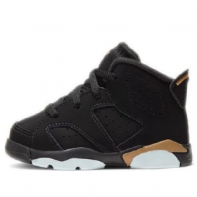 Nike Air Jordan 6 Retro Se Td Sko Barn Svarte