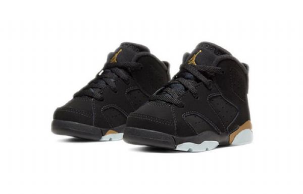 Nike Air Jordan 6 Retro Se Td Sko Barn Svarte