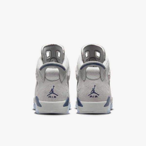 Nike Air Jordan 6 Retro Sko Barn Grå Marineblå