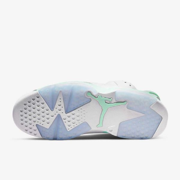 Nike Air Jordan 6 Retro Sko Dame Hvite Mint Platina