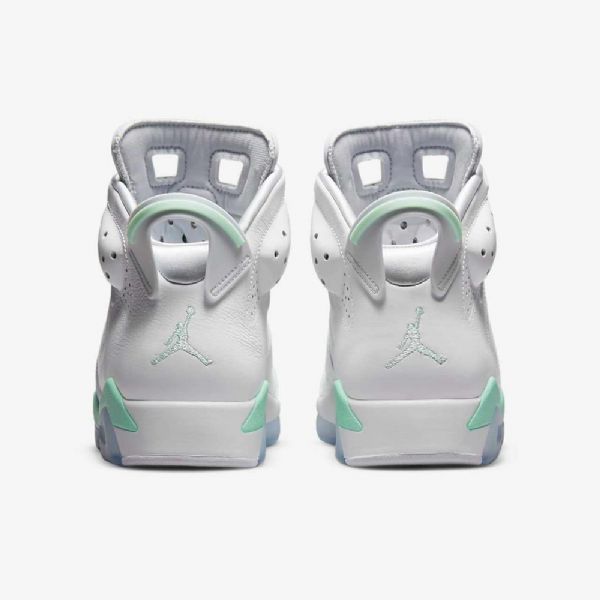 Nike Air Jordan 6 Retro Sko Dame Hvite Mint Platina