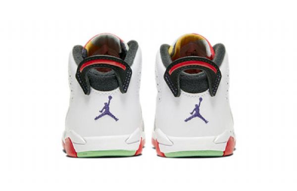 Nike Air Jordan 6 Retro Td Sko Barn Grå Rød