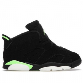 Nike Air Jordan 6 Retro Td Sko Barn Grønn