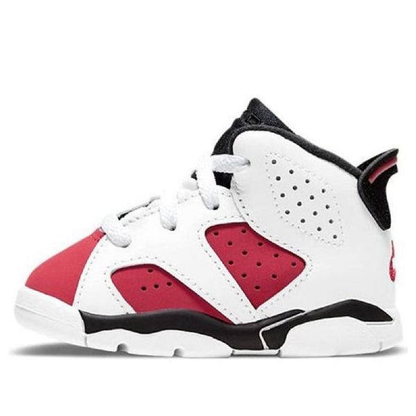 Nike Air Jordan 6 Retro Td Sko Barn Hvite