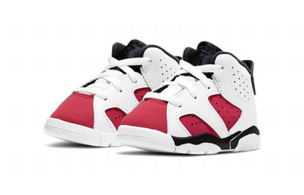 Nike Air Jordan 6 Retro Td Sko Barn Hvite
