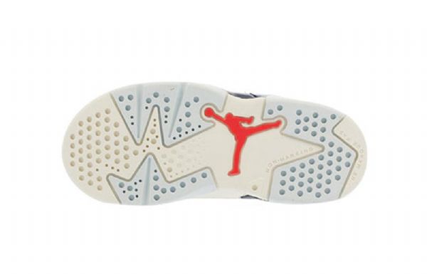 Nike Air Jordan 6 Retro Td Sko Barn Hvite