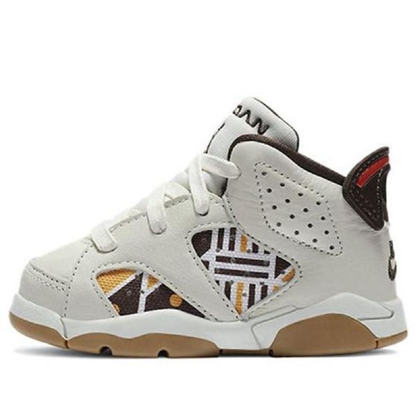 Nike Air Jordan 6 Retro Td Sko Barn Khaki