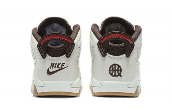 Nike Air Jordan 6 Retro Td Sko Barn Khaki