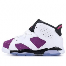 Nike Air Jordan 6 Retro Td Sko Barn Rosa